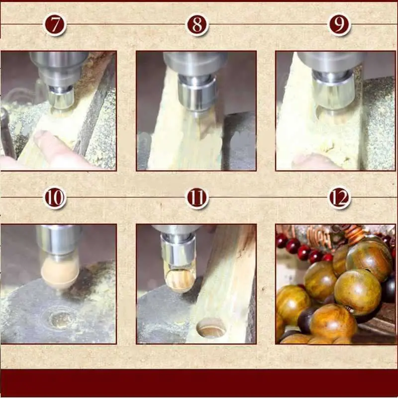 HUHAO Mata Bor Tasbih DIY Beads Drill Bit 6-12 mm - R02 3