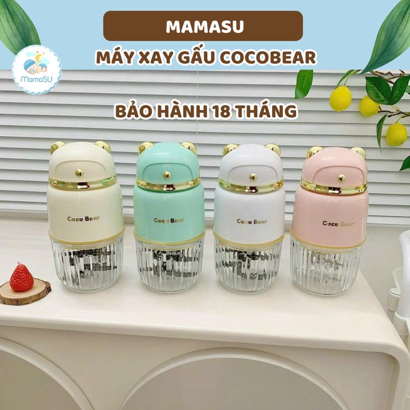 Máy Xay 8 Lưỡi CocoBear Xay Đồ Ăn Dặm Cho Bé Máy Xay Thịt Cháo Rau Củ Quả Cho Bé Ăn Dặm - Coco Bear