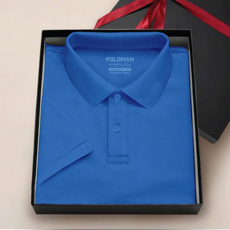 Áo Phông Polo trơn nam cổ bẻ BASIC CVC vải cá sấu sang trọng, lịch lãm, thoáng mát Menswear Ngắn Tay 8