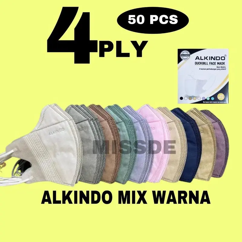 MASKER DUCKBILL MOUSON ISI 50 PCS Dewasa 1