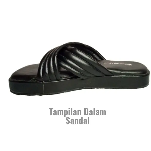 Sandal Korea Tali Silang | Sendal Slip-on | Sandal Wanita Inport Kekinian_Khariisma 3