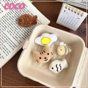 Pin boneka binatang yang lucu Bros anak kucing/ikan kecil/lebah kecil / pin tas aesthetic- coco_market