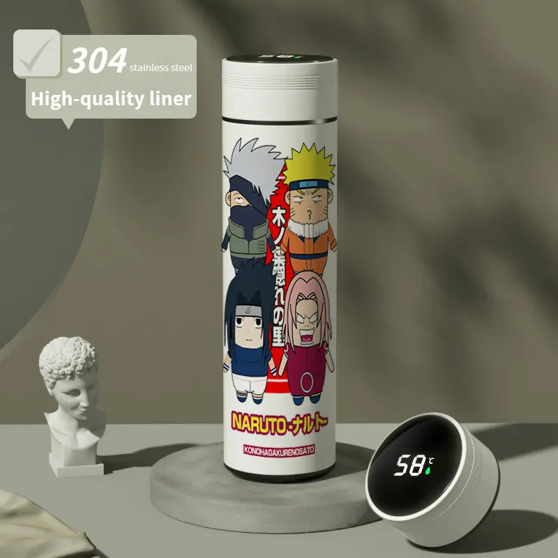 Bình Chân Không, Thiết Kế Hai Chiều Hợp Xu hướng Của Anime Uzumaki Naruto, Uchiha Sasuke, Kakashi, Itachi, Được Làm Bằng Thép Không Gỉ 304, Thích Hợp Cho Học Sinh Nam Và Nữ, Thời Trang NARUTO, Lý Tưởng Làm Quà Tặng Sinh Nhật 7