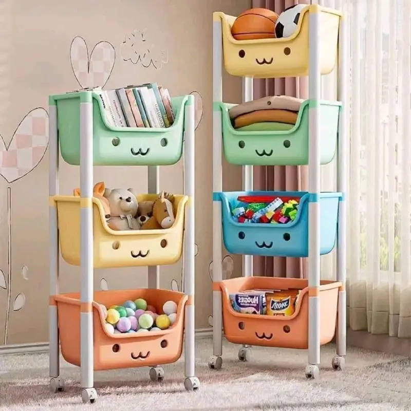 Kệ spa 3,4 tầng có bánh xe kệ để đồ đa năng 0