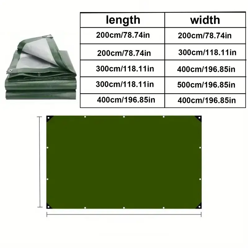 Waterproof Rain Cloth, 1 Count Thickened Sunshade Cloth, Outdoor Rain Cloth for Camping, Picnic, Hiking, Camping & Hiking Equipment 1