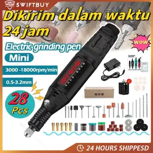 Bor Mini 12V DC 15000 RPM Mini Drill Electric Engraver Grinder Gerinda Electrik Listrik / Alat Ukir Kayu /Alat Amplas / Alat Pemotong