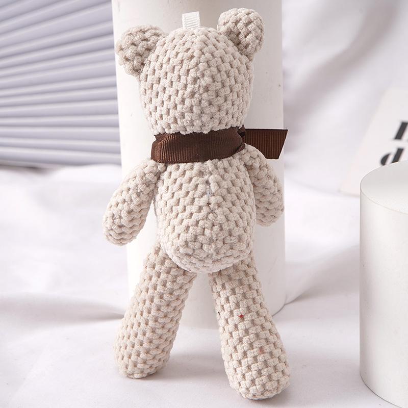 Product Introduction of Baby Bear Stuffed Plush Toys 15CM Plush Animals Cute Bag Key Pendant Children Dolls Birthday Gifts Wedding Party Decor 8