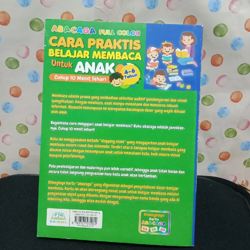 Buku Anak Tk Dan Paud ABACAGA Cara Praktis Belajar Membaca Untuk Anak Uk Besar  Soft Cover 5