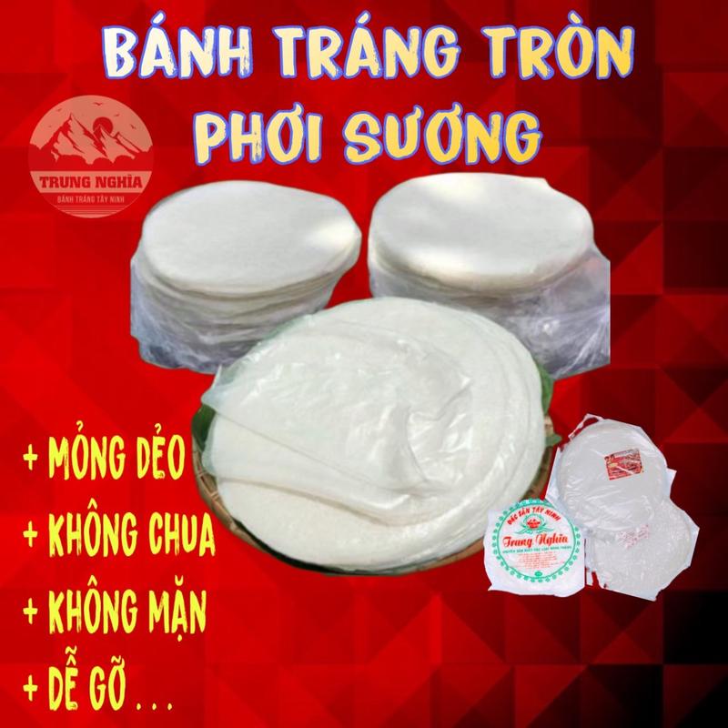  Bánh Tráng Phơi Sương Tròn Tây Ninh Trung Nghĩa 