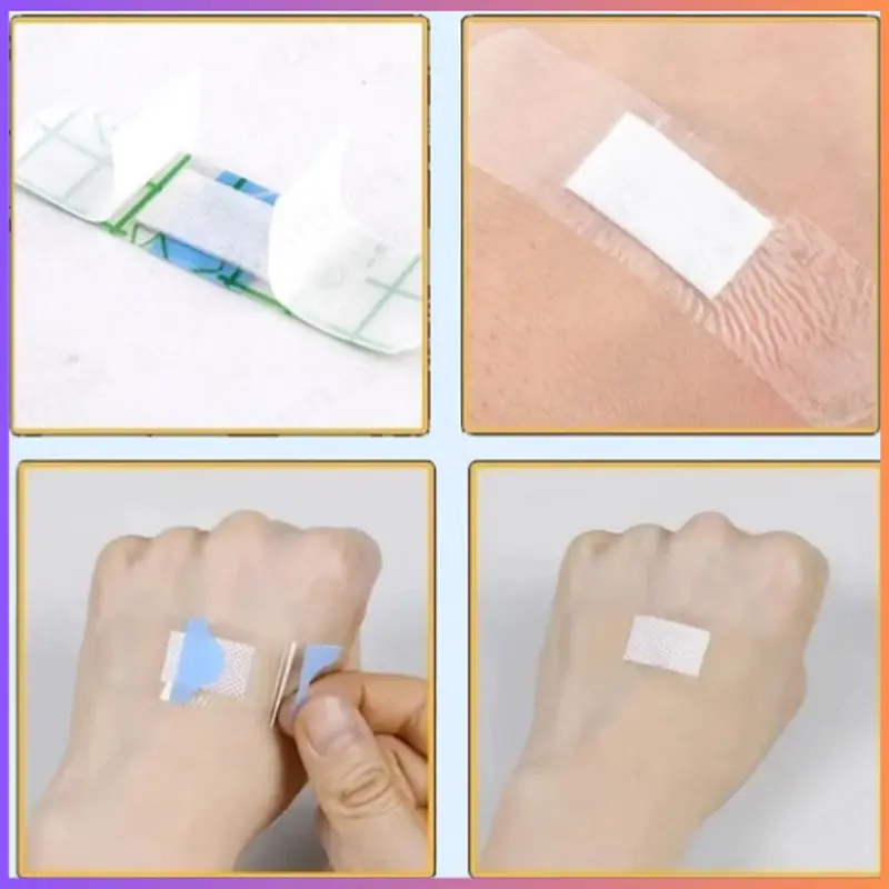 Hộp 120 miếng băng dán cá nhân bảo vệ vết thương chống thấm nước 7.2x2cm 4