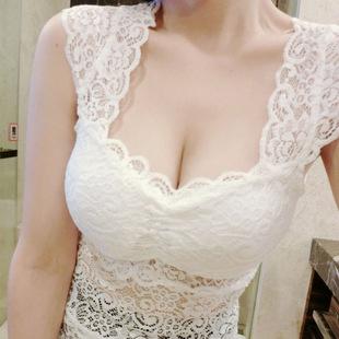 Product Introduction of Đồ Lót Mùa Xuân Và Mùa Hè, Hàng Nhà Máy Bán Buôn, Dây Ren Gợi Cảm, Cổ Chữ V Có Đệm Ngực, Áo Ống Nửa, Chống Trượt, Dành Cho Nữ 9