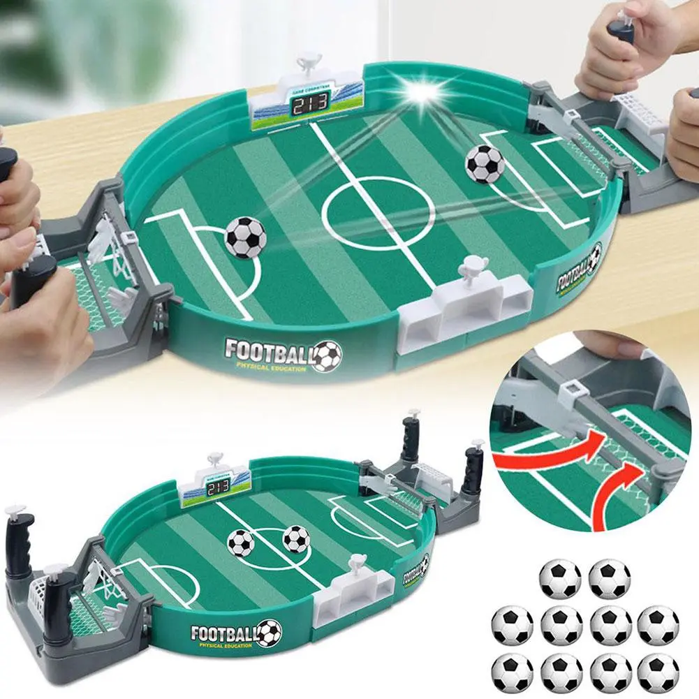 Interactive Football Table Desktop Sport Game Tabletop Soccer Table Toys Kids Adult Indoor Board Game