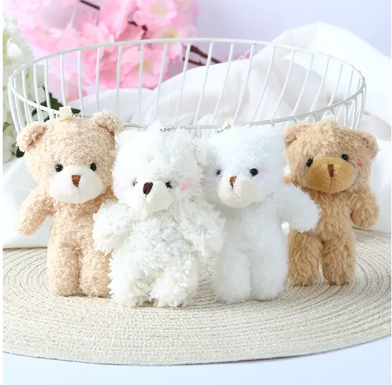 Móc Khóa Vịt Trắng Vải Bông Siêu Mịn,Móc Khóa Gấu Trắng, Móc Chìa Khóa, Cặp Sách Mã K01