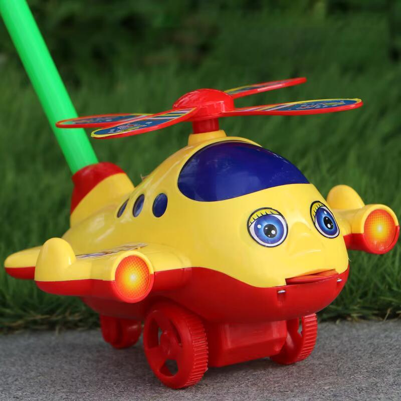 Product Introduction of Funny Baby Learning Walker with Handle  Wheels Plastic Airplane Push Walking Toy for Toddlers Boy Girl Age 1. 2 Years Old 14