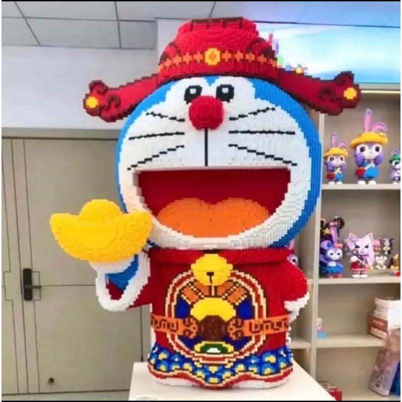 TẶNG BÚA +KEO+ LED 2M Hot lắp ráp Doremon thần tài Đồ chơi xếp hình Mô Hình Doraemon cỡ lớn