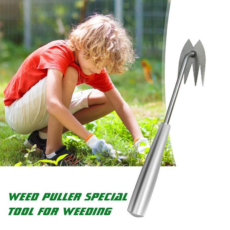 Weeding And Rooting Tool Steel 4/6 Tooth Weeder Root Garden Hoe ...