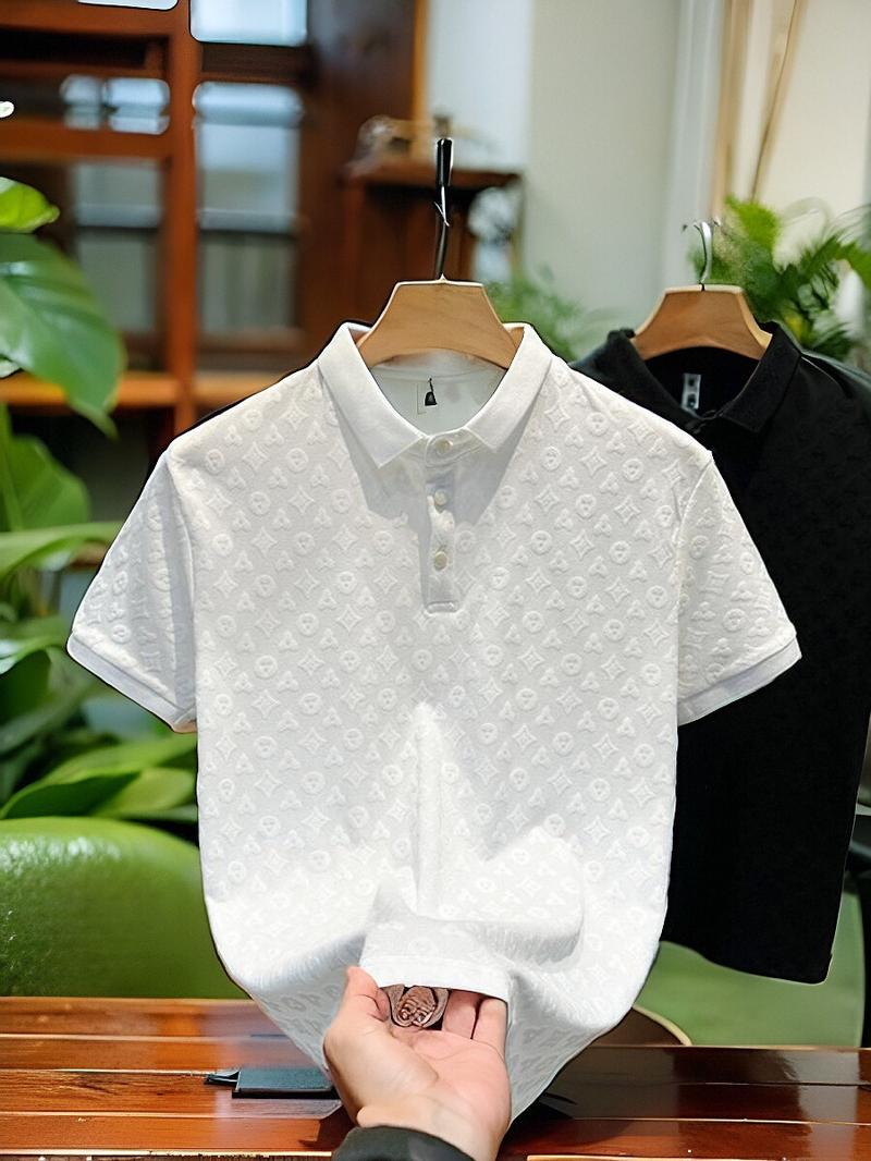 Product Introduction of 2024 Summer Men's Jacquard Polo Shirt - Breathable & Comfortable Slim Fit Casual T-Shirt, Trendy Short Sleeve Top for Men (Best Gift Idea) 🔥 14