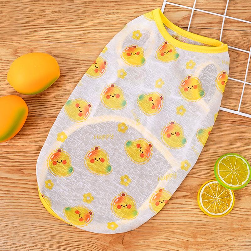 Product Introduction of Quần áo chống bụi cho thú cưng, áo vest mùa xuân và mùa hè cho chó lớn, thiết kế trái cây hoạt hình, thích hợp cho mèo và chó, cung cấp cho Teddy, Corgi, Golden Retriever và các giống chó khác real  dog  shoes 9