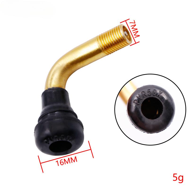 Product Introduction of Van lốp, cho lốp xe ô tô và xe máy, van lốp xe Điện vòi cong, với lõi vòi cao su 3