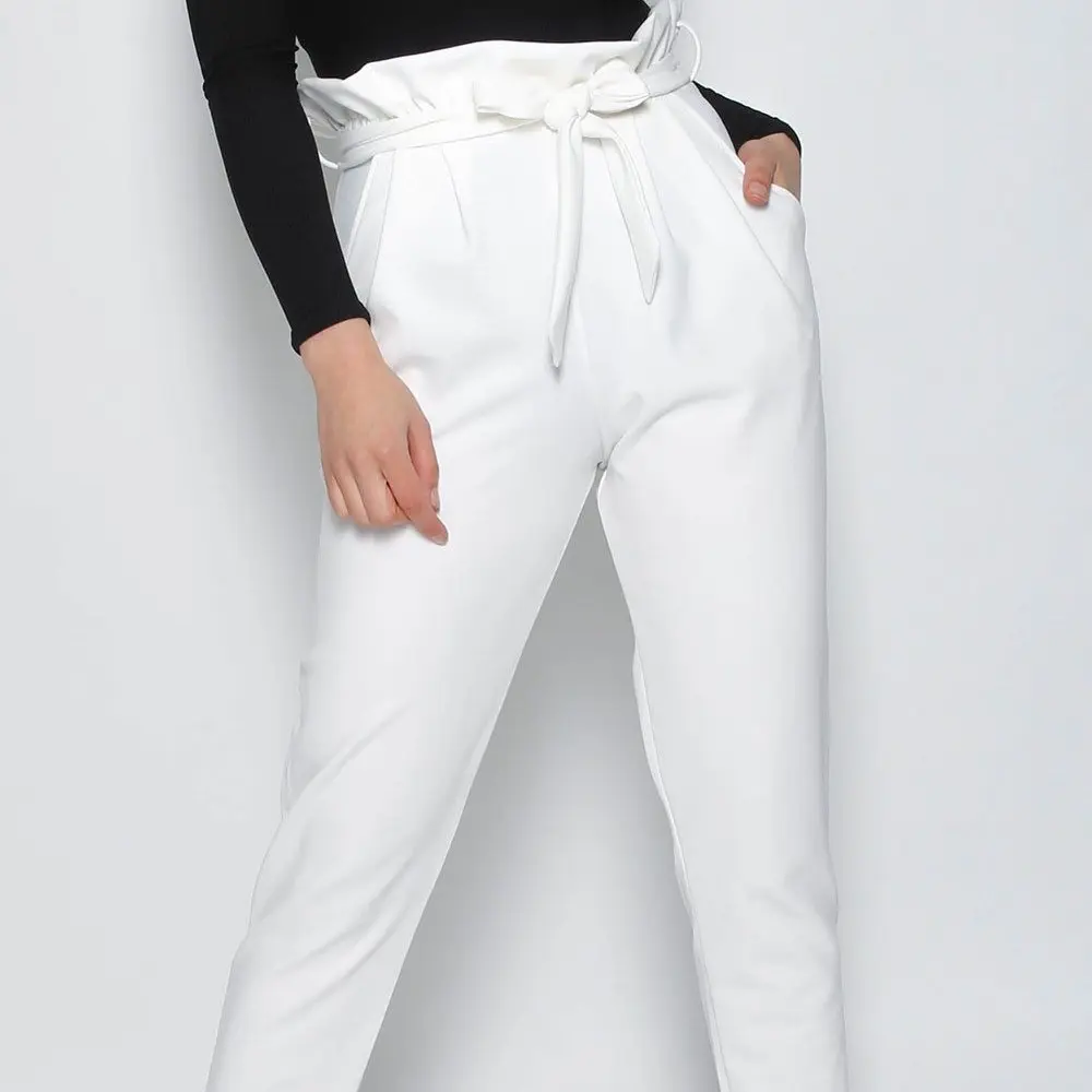 Cigarette fit trousers