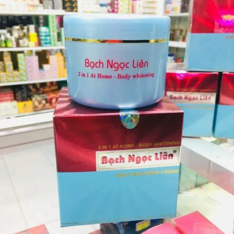 Kem Body Bạch Ngọc Liên, Kem Dưỡng Trắng Đã Toàn Thân 90g( xanh rẻ)