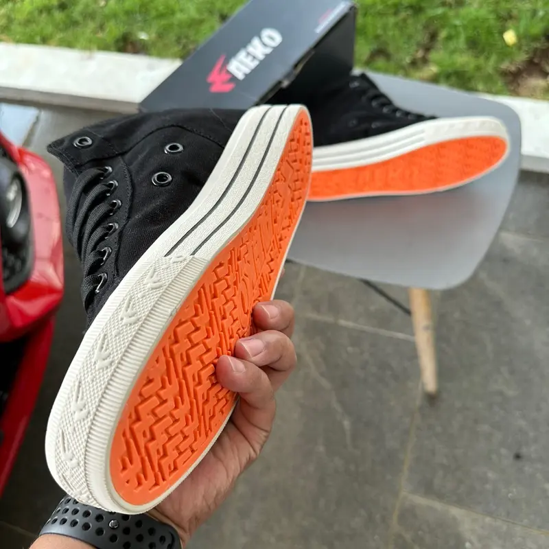 Sepatu Sneakers Aeko Newtwoyers Blackwhite High Klasics Reflective 7