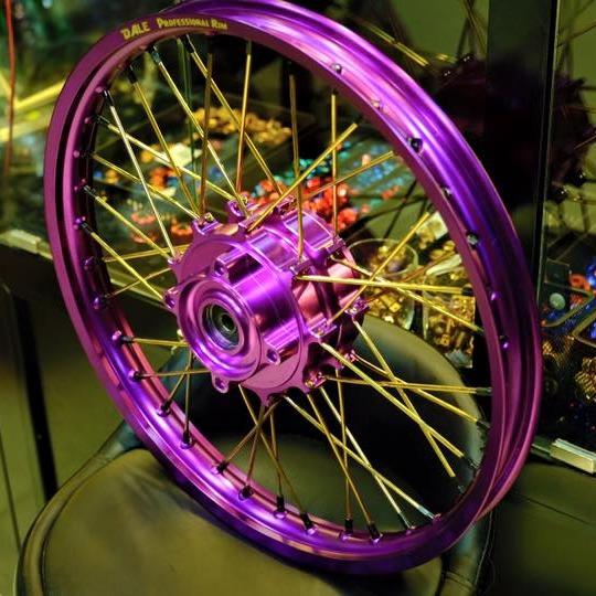 Cặp niềng màu tím 1.4/1.4-17inch gắn tất cả các dòng xe-niềng màu tím bánh trước-niềng màu tím bánh sau-có thể mua lẻ từng niềng-hoành sơn racing Phụ Tùng Phụ Kiện Mâm