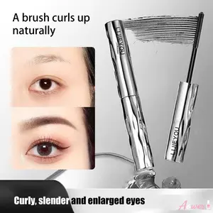 LIJIEYOU Iron Mascara Curling Smudgeproof & Waterproof Untuk Bulu Mata Lentik Panjang & Tahan Lama-Dengan Kepala Sikat Berbahan Besi Bergelombang Roll To High Volume Mascara-Maskara