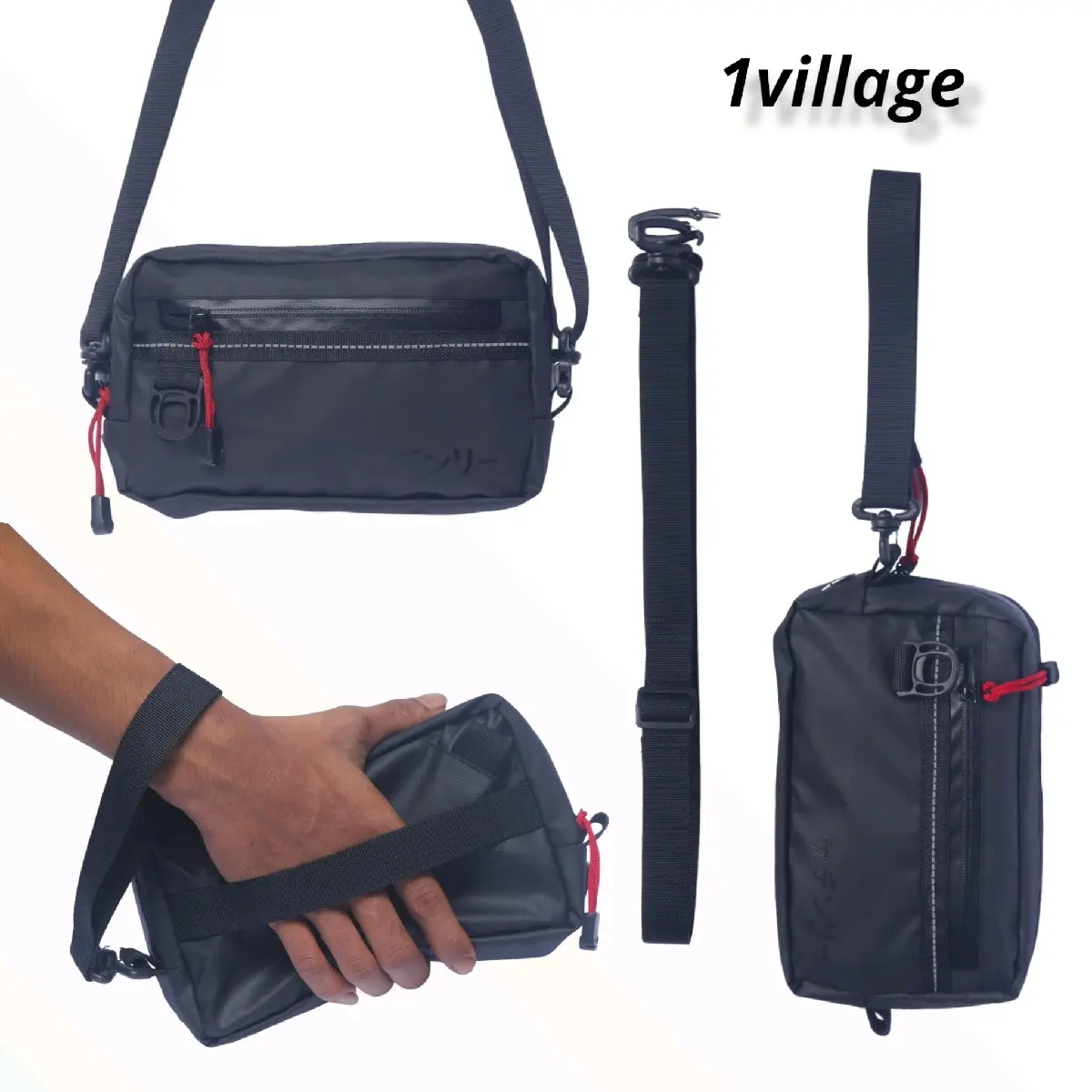 Handbag Simple Travel Size - Pouch Bag Collection - Handbag - Clutch Pria Original Import Termurah Polos Hitam Setrip