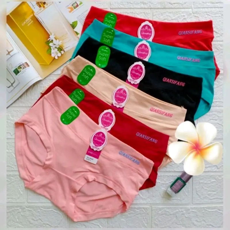 CELANA DALAM REMAJA-DEWASA QIANSIFANG BAHAN SUPER LEMBUT SIZE MULAI DARI L - XXL
