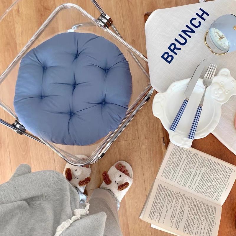 Product Introduction of Đệm Lót Ghế Đệm Ngồi Bệt Kiểu Tròn Nhiều Màu Trang Trí Quán Cà Phê Bàn Trà Ngồi Thiền Sang Trọng 3
