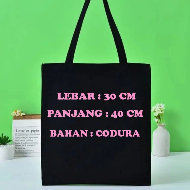 Totebag Tote Bag Princess Lucu Goodie Bag Souvenir Ulang Tahun Ultah Anak Tas Kanvas Sekolah Goodiebag 2