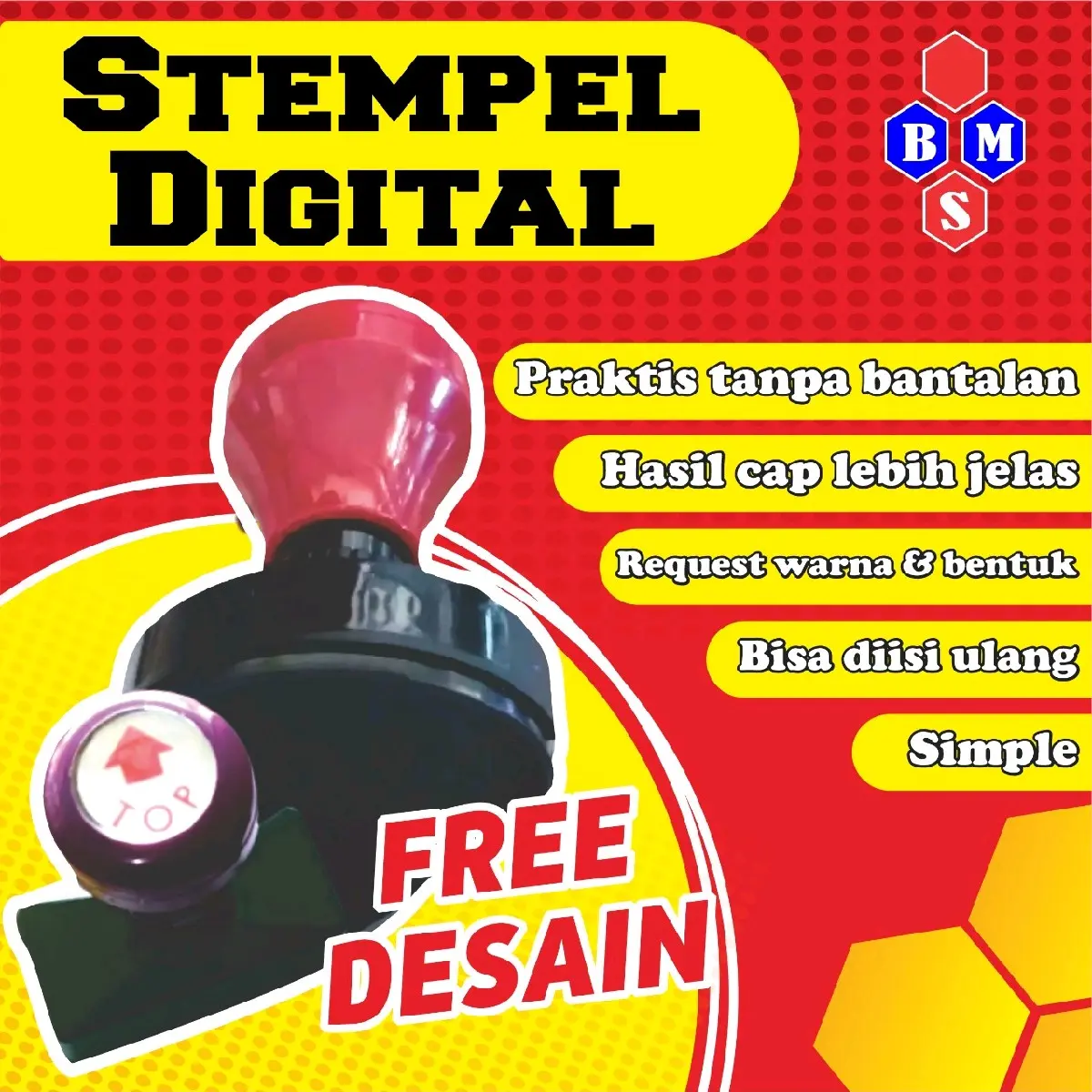 STEMPEL DIGITAL PRAKTIS TIDAK RIBET LANGSUNG MAK CETOK