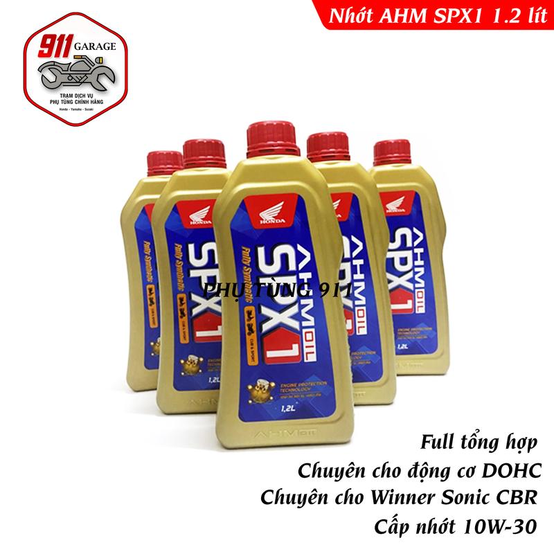 Nhớt AHM SPX1 dung tích 1.2 lít chuyên cho DOHC như Wnner / WinnerX / Sonic / CBR Dầu Nhớt Dầu 2
