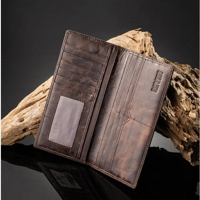 Reven Leather Dompet Panjang Pria Baraka Long Wallet Model Kekinian 1