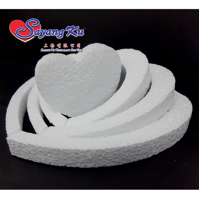 Hati Frame Gabus bentuk Rangka Hati / Love Frame Shape 1 inch Decoratio - TikTok ...