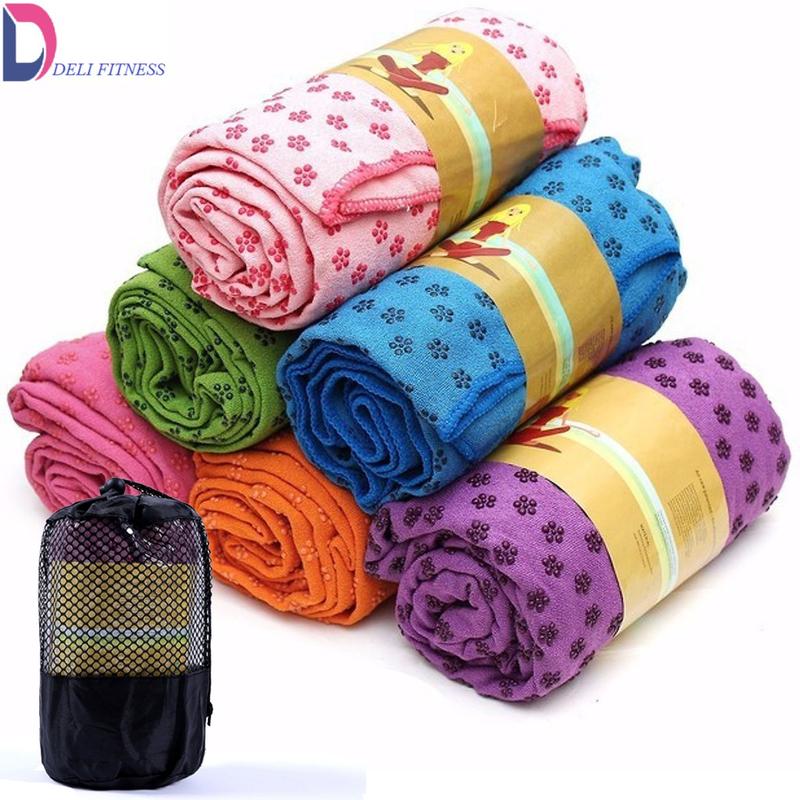 Khăn trải thảm tập yoga (tặng túi đựng)