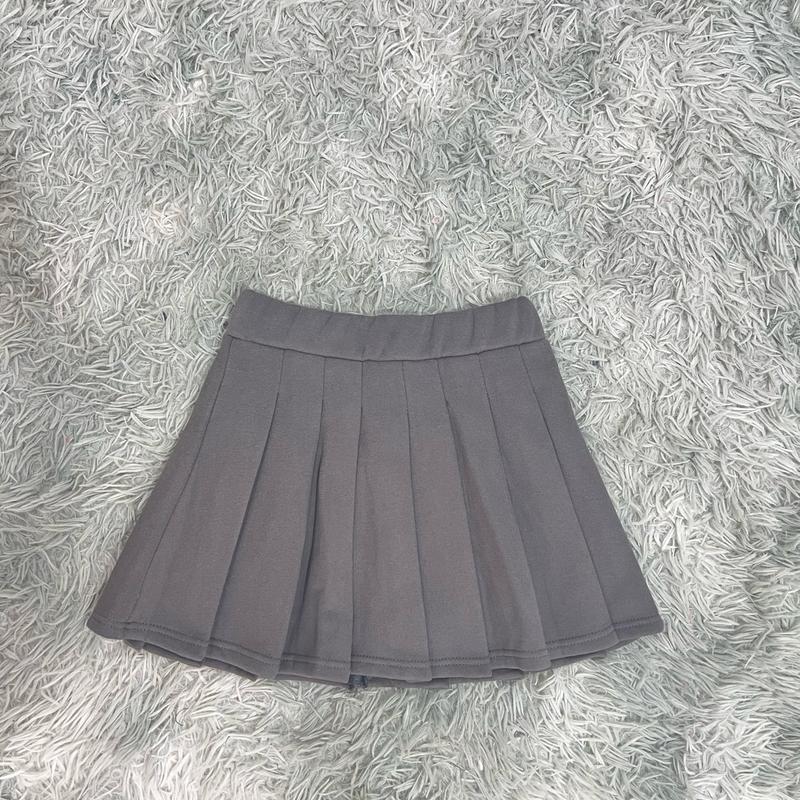 Combo 2 quần short umi cạp cao kéo khoá Nữ Women Quần Đùi. Chân váy xếp ly đính nơ nữ 6