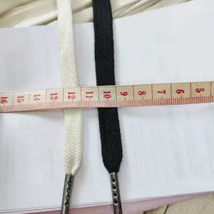 tali sepatu aj 1 / tali sepatu Jordan / tali sepatu high and low Hitam dan Putih bewe