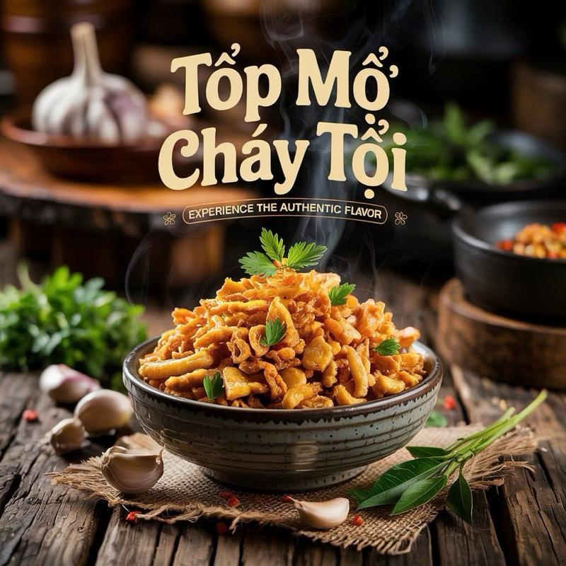 ComBo 3 Hũ Tóp Mỡ Rim Mắm Tỏi [Loại I Không Dầu] Tặng 1 Sốt Tắc - Hũ 180Gram - Ăn Vặt- Food 2