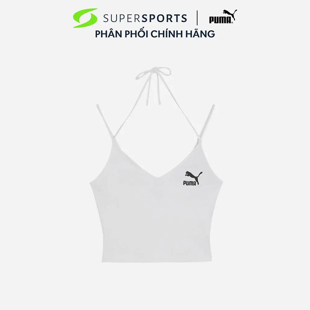 Áo ba lỗ nữ Puma Classics Ribbed Crop - 62425502