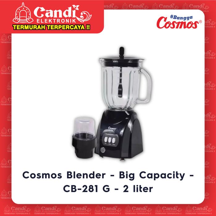 Gambar COSMOS Blender Kaca Kapasitas 2 Liter CB-281-G - 2 Liter dari CANDI ELEKTRONIK Kota Surakarta 5 Tokopedia