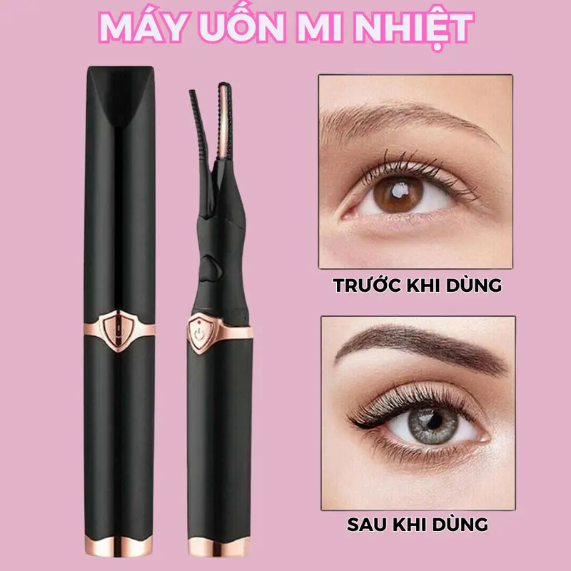 MÁY UÔN MI NHIỆT 3 CẤP ĐỘ, UỐN MI CONG TRONG 30s 1