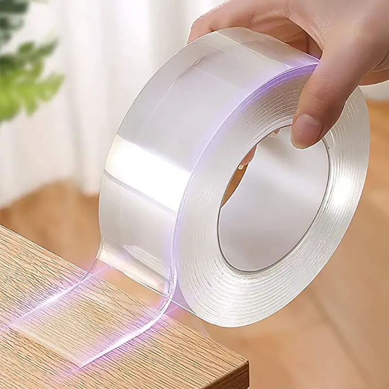Băng Keo Nano 2 Mặt Siêu Dính Trong Suốt / Băng Dính 2 Mặt Đa Năng - Dán Tường Treo Đồ, Treo Tranh Ảnh....