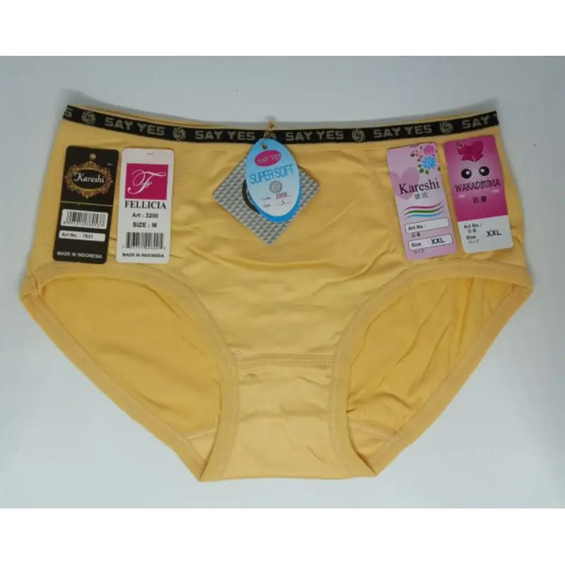 Kareshi Star 12 / 6 Pcs Celana Dalam Wanita Lusinan Super Soft 2908 Katun Lembut Art Spandex Cewek Pendek Motif Dewasa cd  perempuan 4