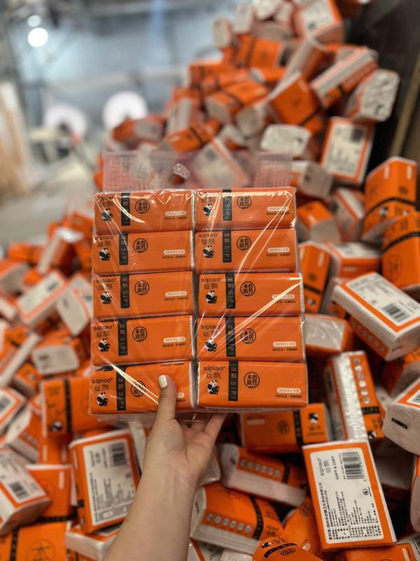 GIẤY ĂN SIPAO BỊCH 10 GÓI HÀNG LOẠI 1 . KHĂN GIẤY CAO CẤP 2