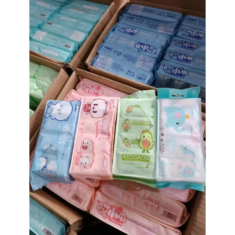 Khăn ướt mini nhỏ gọn 8 tờ/ bịch, bỏ túi tiện lợi đi chơi đi du lịch, khăn 2 lớp mềm mịn và dai dày 8
