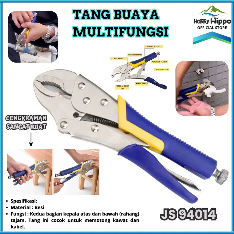 TANG JEPIT BUAYA / TANG BUAYA /JS-94014-10 0