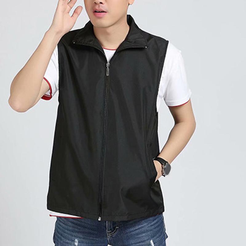 Áo Ghi Lê Ngoài Trời, Không Tay, Kiểu Bóng Tàu, Màu Sáng, Dáng Ôm, Có Túi, Khóa Kéo Và Vạt, Lót Lưới, Thích Hợp Làm Tình Nguyện Viên, Có Dây Thắt Lưng Làm Việc 8