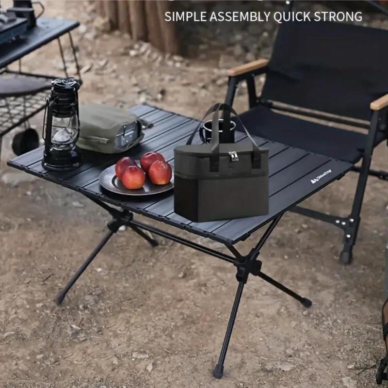 Product Introduction of Large Capacity Bento Bag, Waterproof Insulated Bag, Portable Warm & Cold Bento Box Bag, Lunch Bag for Outdoor Picnic Camping 6